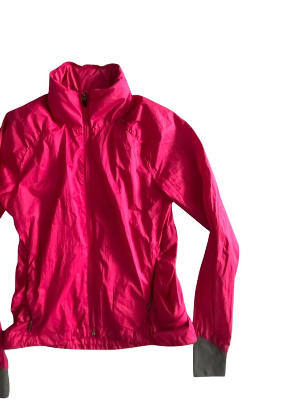 RUU Womens Pink Hoodie Windbreaker Jacket Size X Small - Picture 2 of 6